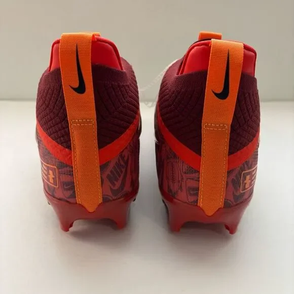 Nike Alpha Menace 4 Elite NRG football cleats red orange FQ4046-600 Mens sz 10.5 - Picture 4 of 14